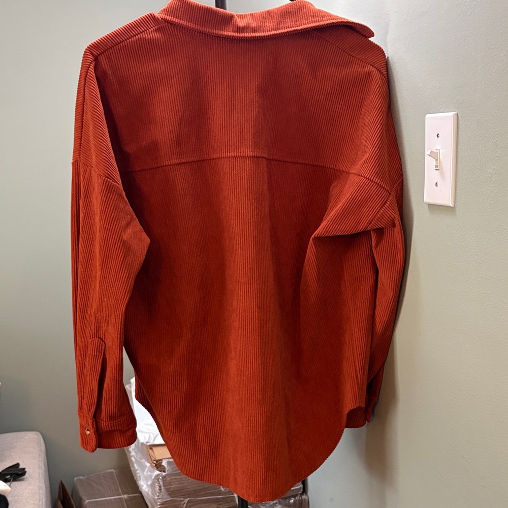 Rust Button Down Shirt - Picture 3 of 3